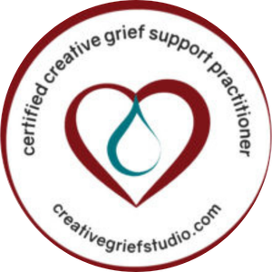 Certified Creative Grief Support Practitioner emblem